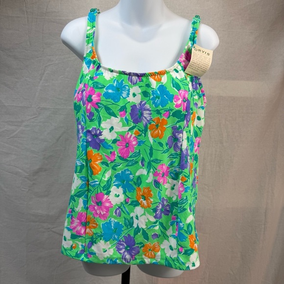 Orvis Blue Fitted Swim Top Size 14 - Picture 1 of 9